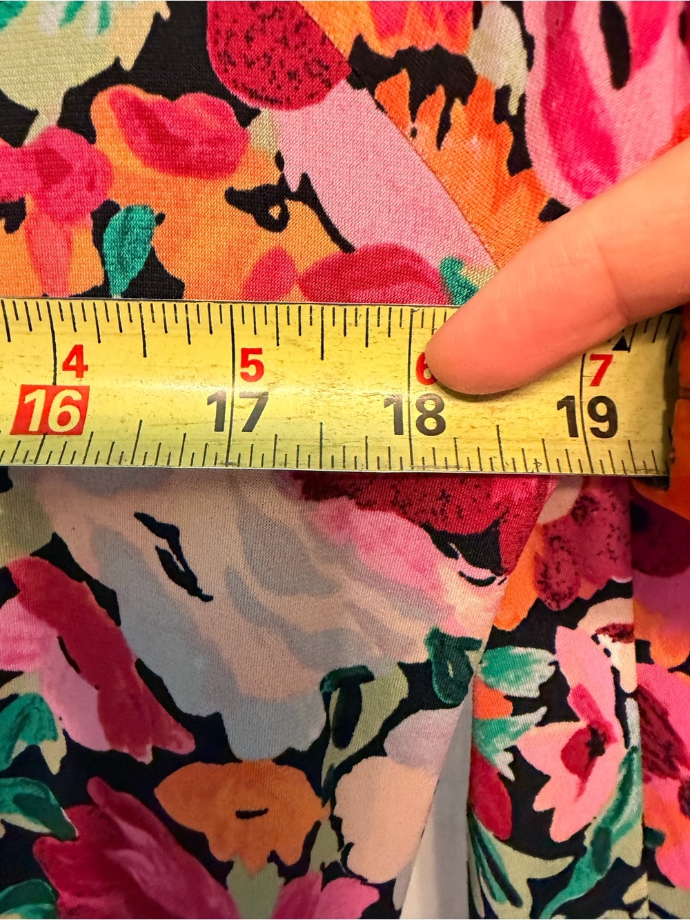 Maggy London Pink Floral Asymmetrical Handkerchief Hem Dress - Size 8 - Picture 11 of 15